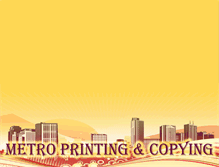 Tablet Screenshot of metroprinting.us